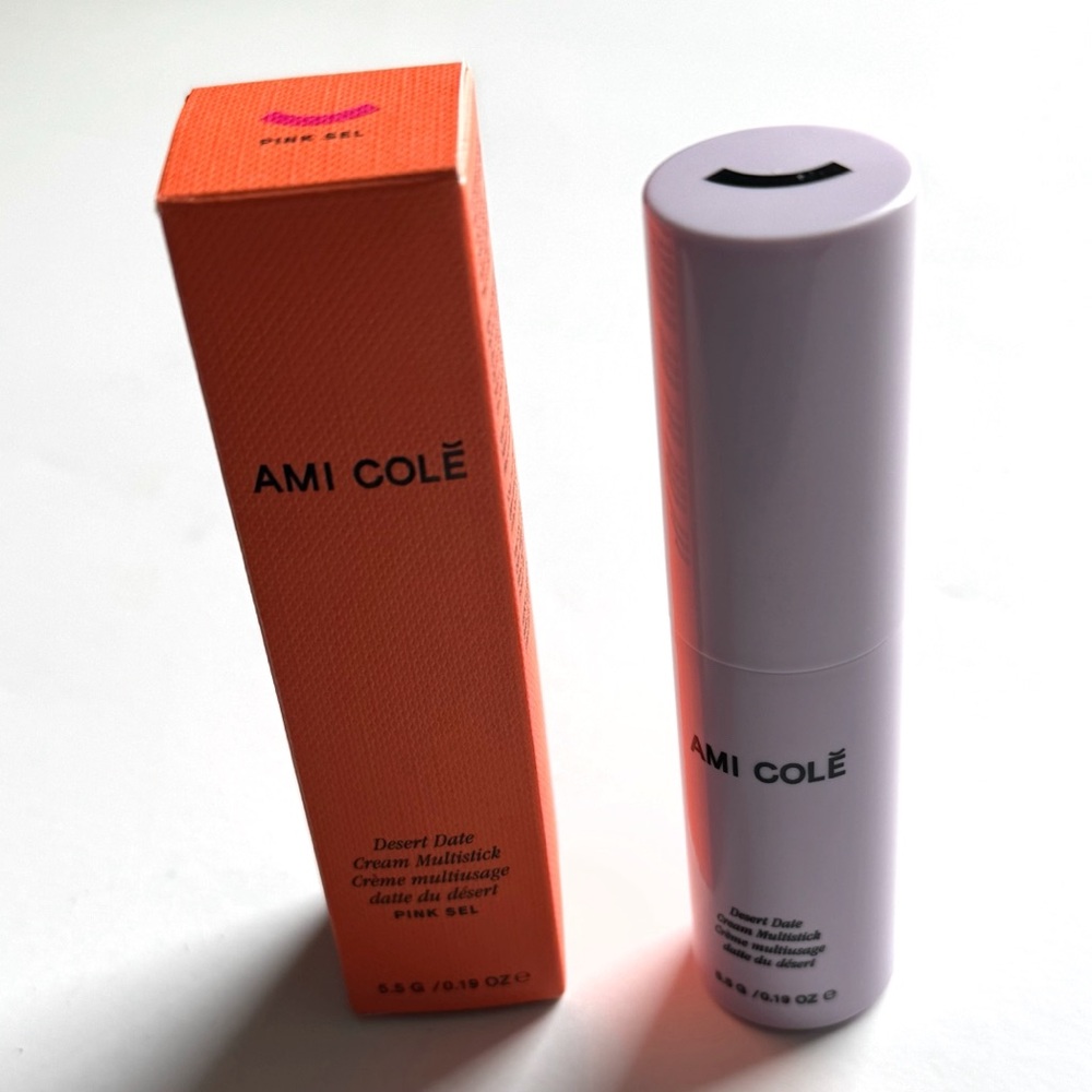 NEW AMI COLE Desert Date Cream Blush & Lip Multistick - Pink Sel